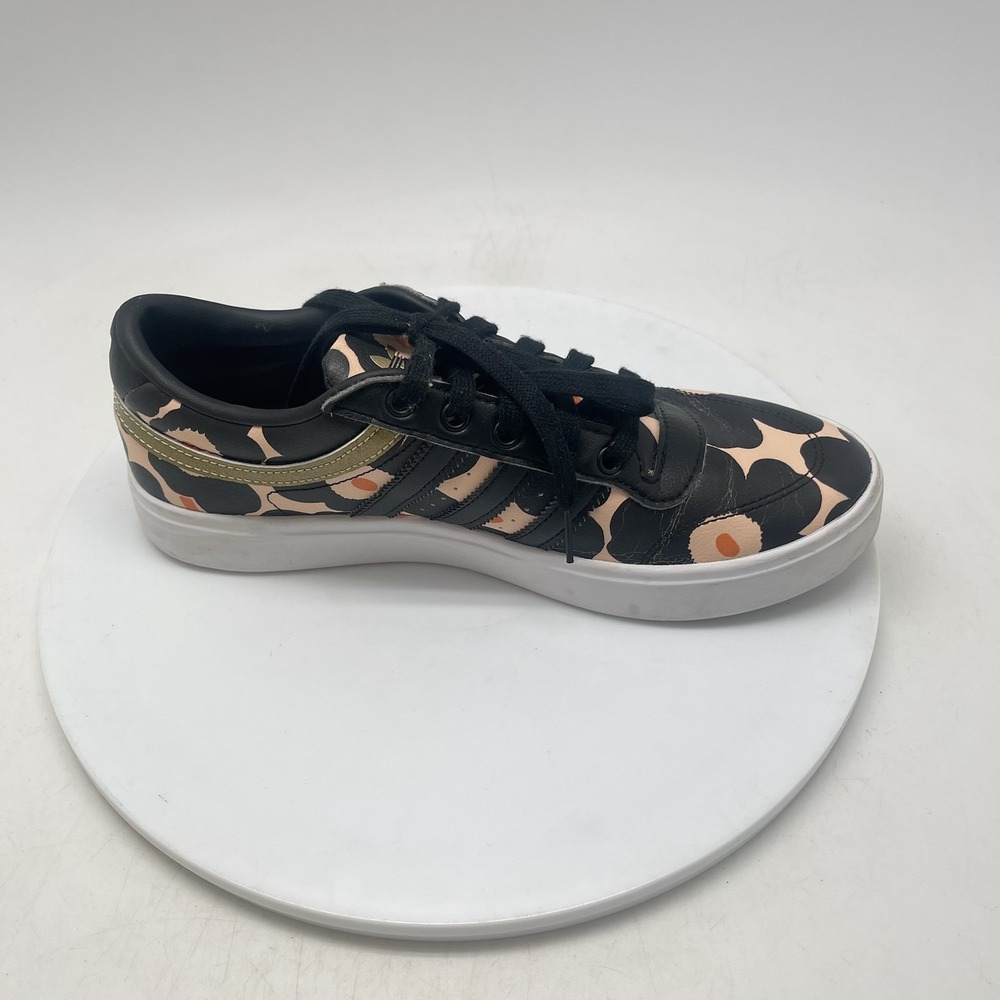 Marimekko X Adidas Bryony Unikko Sneakers Womens 7 Athletic Black GW2264 Shoes - Picture 6 of 10